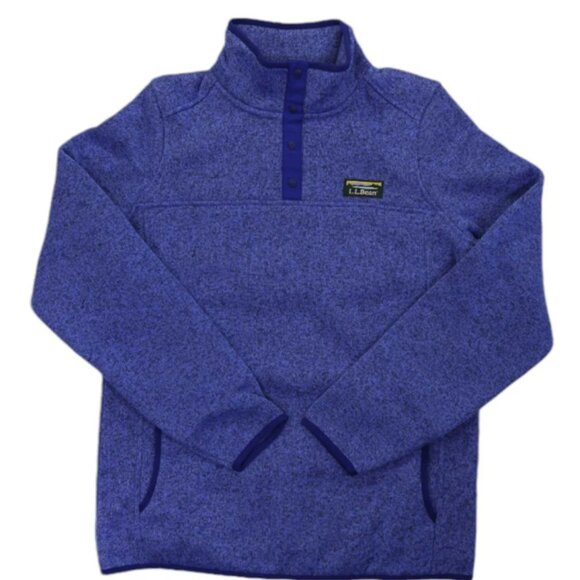 Women's L.L.Bean Sweater Fleece Pullover - Picture 1 of 7